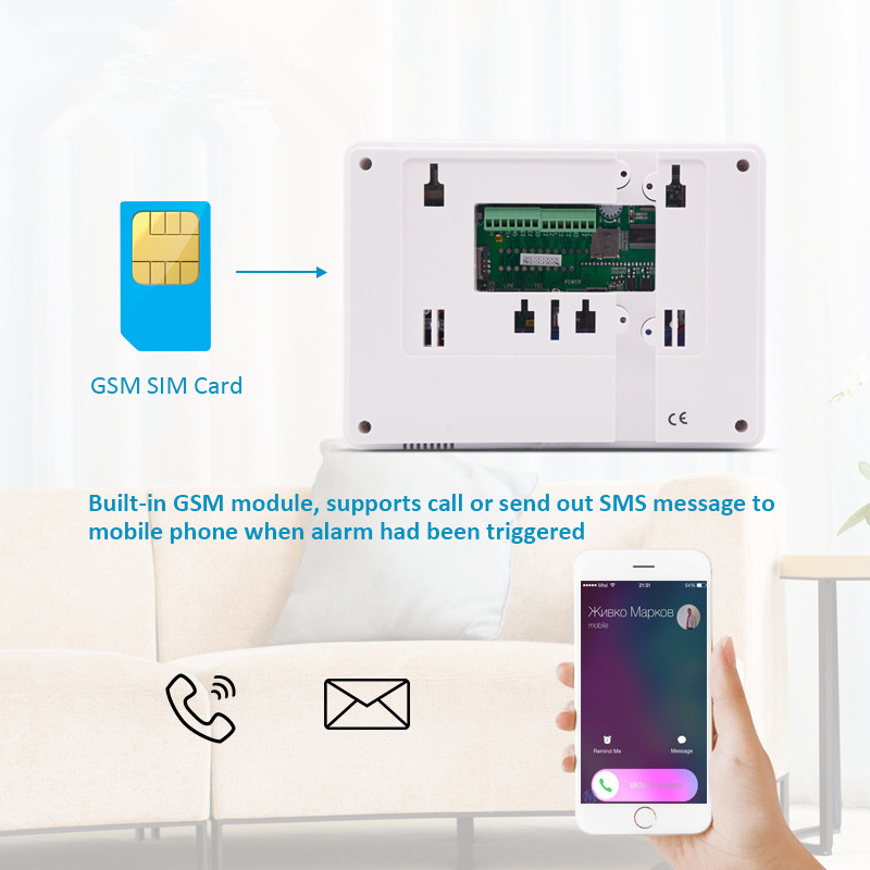 Sistema de Alarme de Segurança - Sim Gsm Alarm avaliação e preço