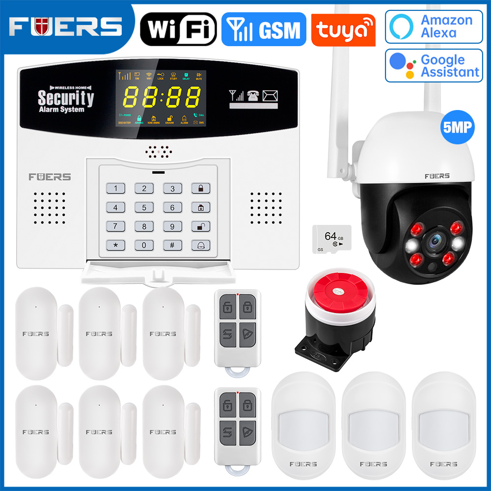 Fuers tuya kit sistema de alar - Home Security Front Door Camera avaliação e preço