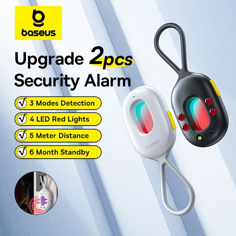 Baseus 2 pçs detector de alarm - Home Security Front Door Camera avaliação e preço