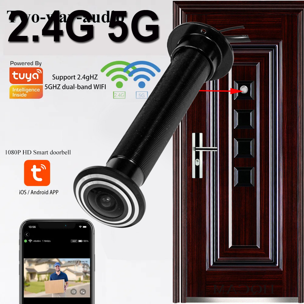 Câmera olho wi-fi para porta,  - Home Security Front Door Camera avaliação e preço